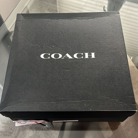 COACH Prestyn Ankle Booties Burnished Amber, Leather Suede, New, Size 9 - Picture 15 of 16